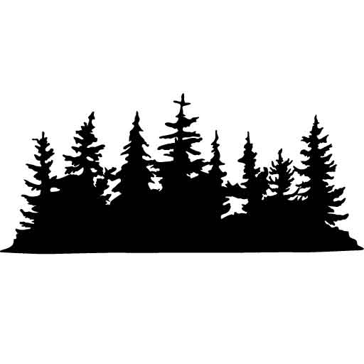 Forest Silhouette Decal – Atomic Gift Shop