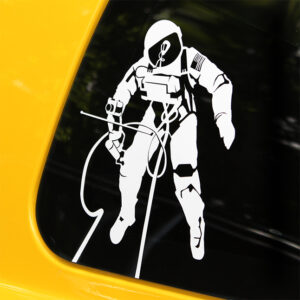 vinyl decal commemorating Ed White's historic space walk