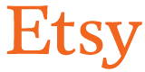 etsy logo - visit our shop on Etsy